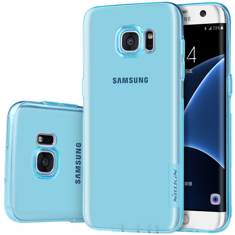 Nillkin Ốp Lưng Nhựa Tpu Màu Xanh Tự Nhiên Cho Samsung Galaxy S7 Edge / G9350 / G935a / G935f (5.5)