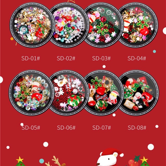 Hũ noel trang trí móng