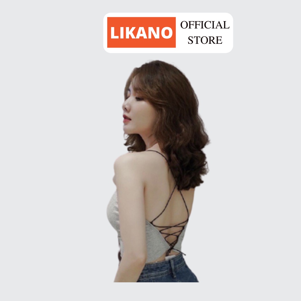 (Loại Tốt) Áo Bra Croptop Sexy Nhiều Kiểu Thắt LIKANO BRA02