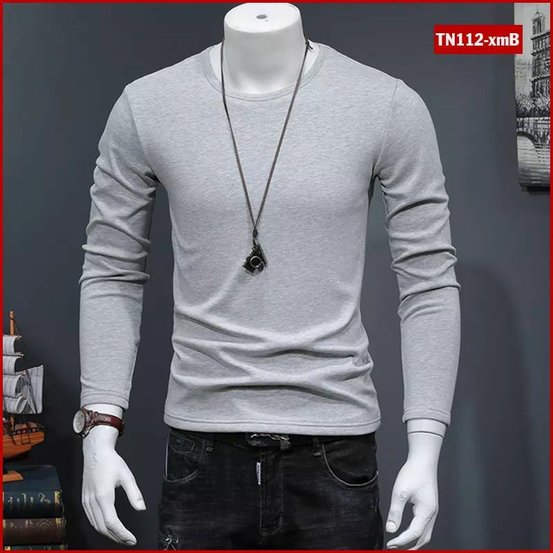 Áo thun nam tay dài TN112 form hàn cực đẹp | BigBuy360 - bigbuy360.vn