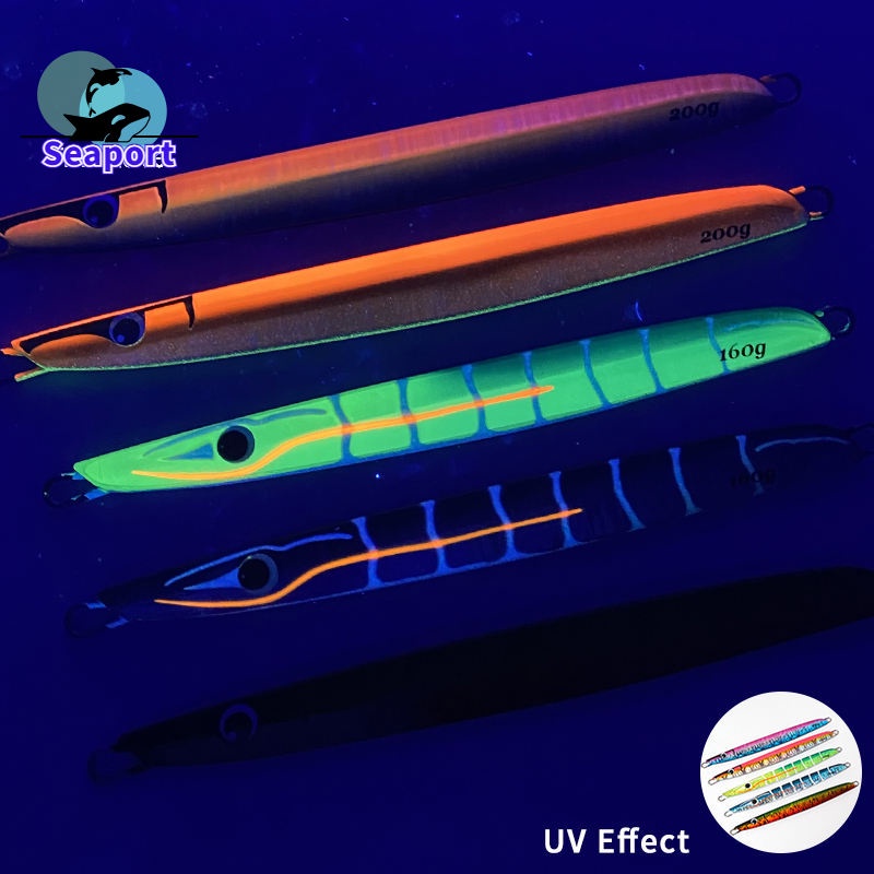 Mồi Câu Cá Giả Bằng Kim Loại Phản Quang Mắt 3D 160g 200g