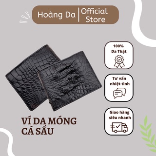 Ví da nam cao cấp móng cá sấu, bóp nam da cá sấu thật 100% - bảo hành 24 tháng hoàng da xưởng da cao cấp