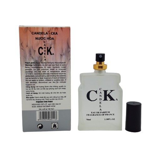 Nước hoa Nữ thơm lâu Candela CKA chính hãng 70ml