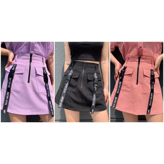 Chân váy chữ a có 2 túi hộp natthy skirt 7 by natthystyle