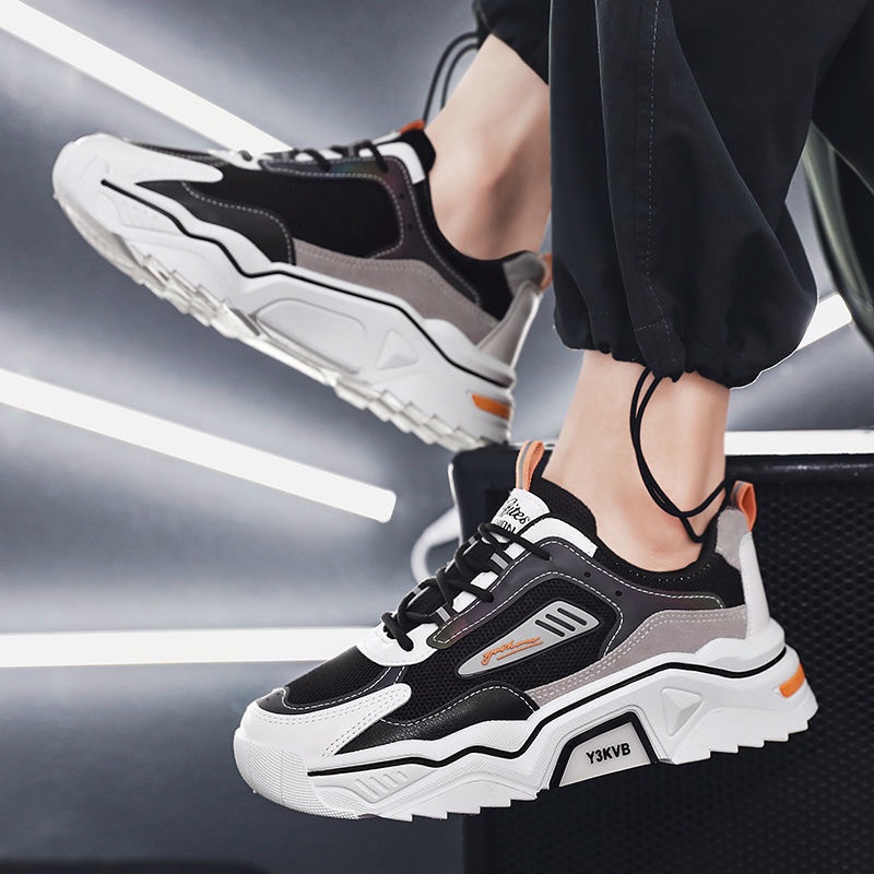 Giày sneaker nam đế độn StarLord SL1078 phối màu phản quang