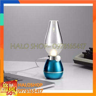 Đèn dầu led thần kì thổi sáng thổi tắt vừa là đèn trang trí vừa là đèn ngủ độc đáo