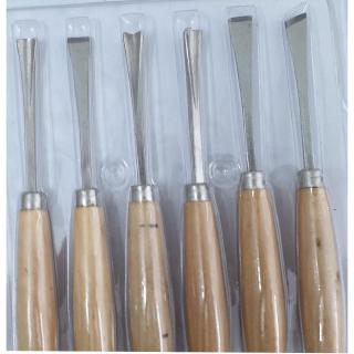 160mm Bộ đục chạm gỗ 6 chi tiết