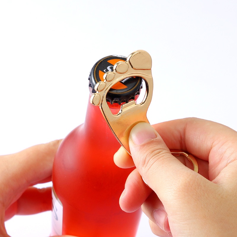 KATELV Móc Khóa Kèm Đồ Khui Nắp Chai Bia Bằng Thép Không Gỉ