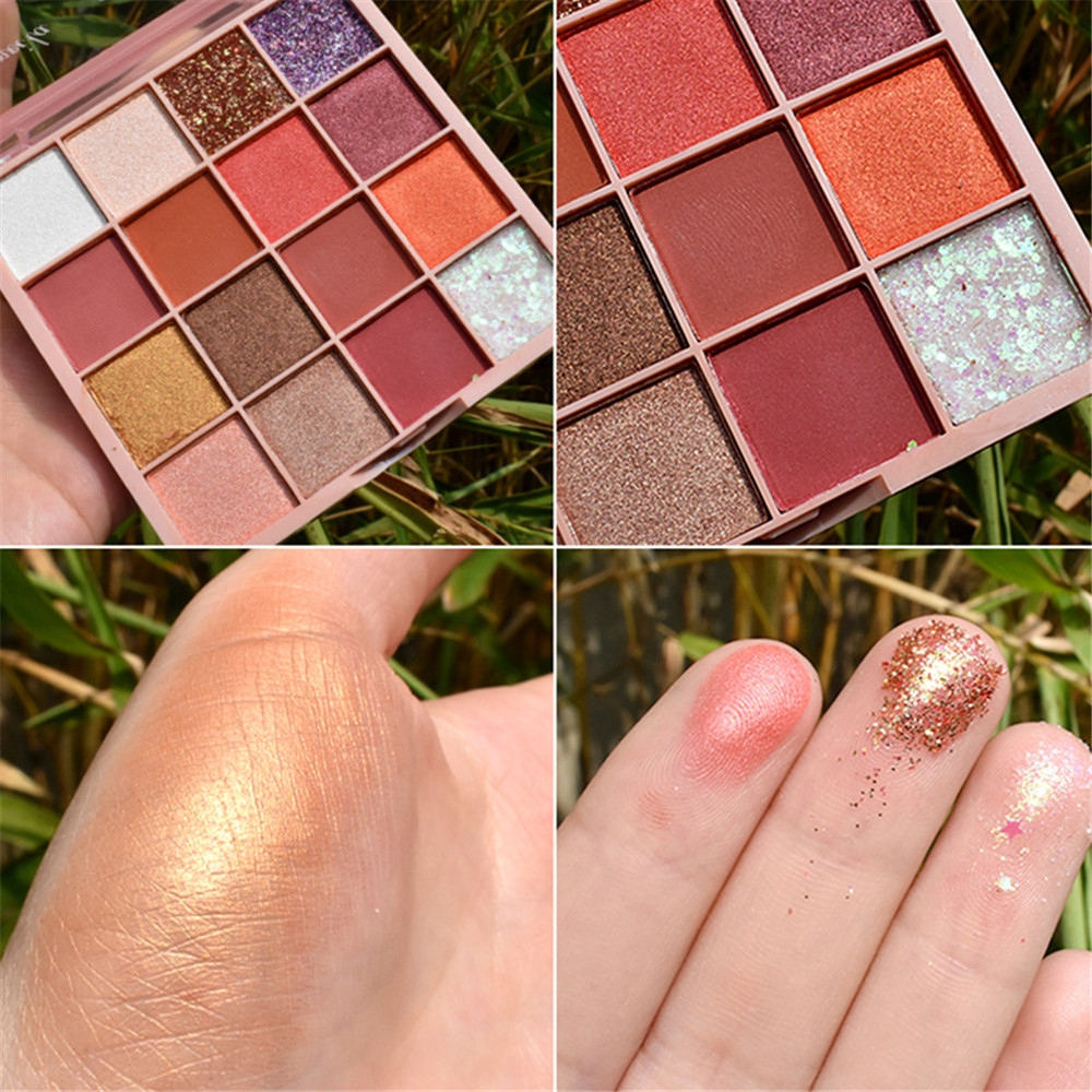 Bảng Phấn Mắt 16 Màu Sắc Hiệu Ứng Lì / Ánh Nhũ Dành Cho Người Mới Bắt Đầu | BigBuy360 - bigbuy360.vn