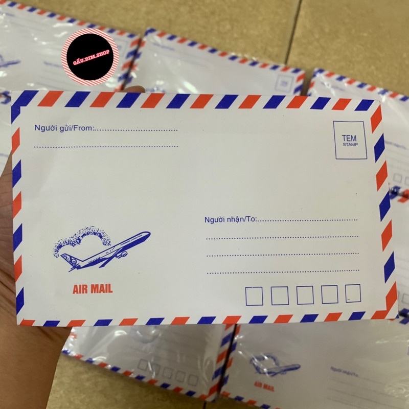 100 chiếc Phong bì có keo dán sẵn trắng, đẹp cao cấp