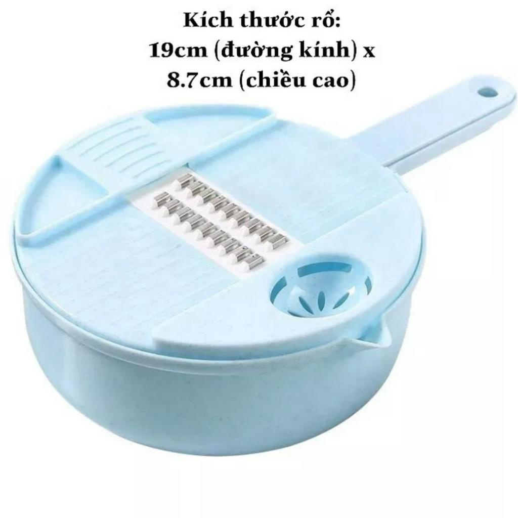 Bộ rổ nạo đa năng bào rau củ quả 12 chi tiết thông minh tiện lợi
