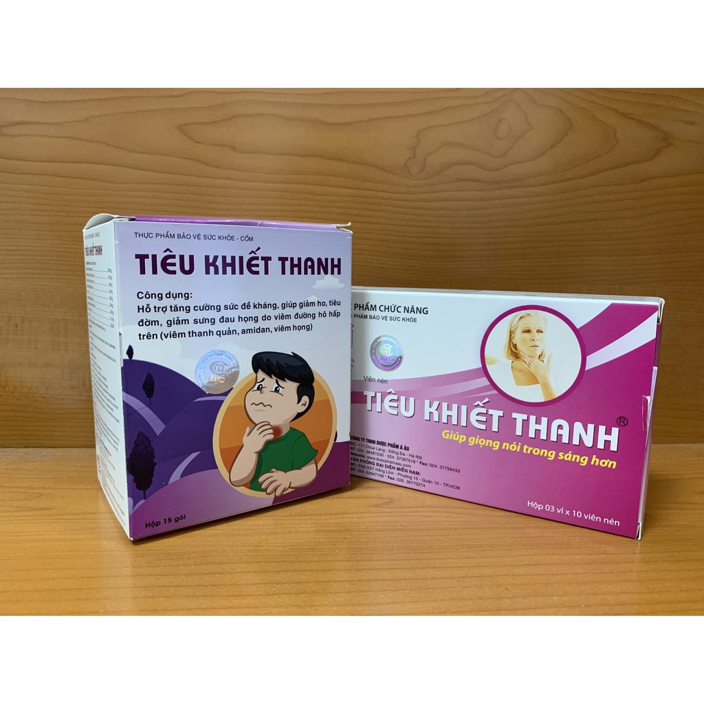 [Chính hãng ] TIÊU KHIẾT THANH - GIÚP GIỌNG NÓI TRONG SÁNG HƠN