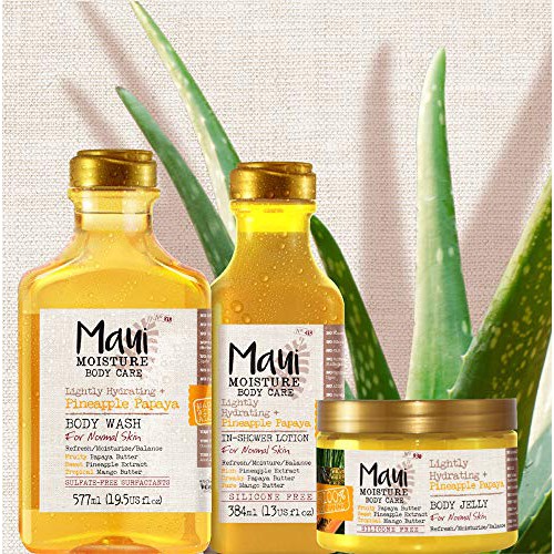 Sữa Dưỡng Thể Vegan Dạng Gel Mềm Maui Moisture Pineapple Body Gel Vegan Body Lotion 340g