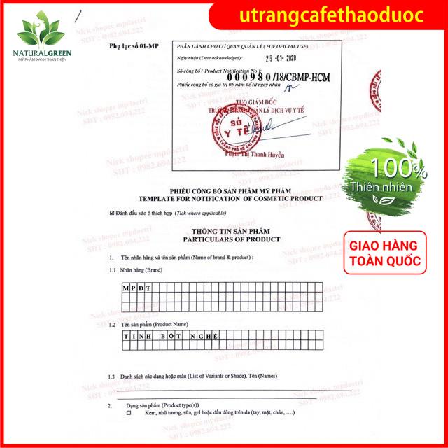 ( Combo 3 sản phẩm) Tinh bột nghệ + ủ kích trắng sữa non con bò + cọ đắp mặt làm trắng da, giảm thâm nám, tàn nhang | BigBuy360 - bigbuy360.vn