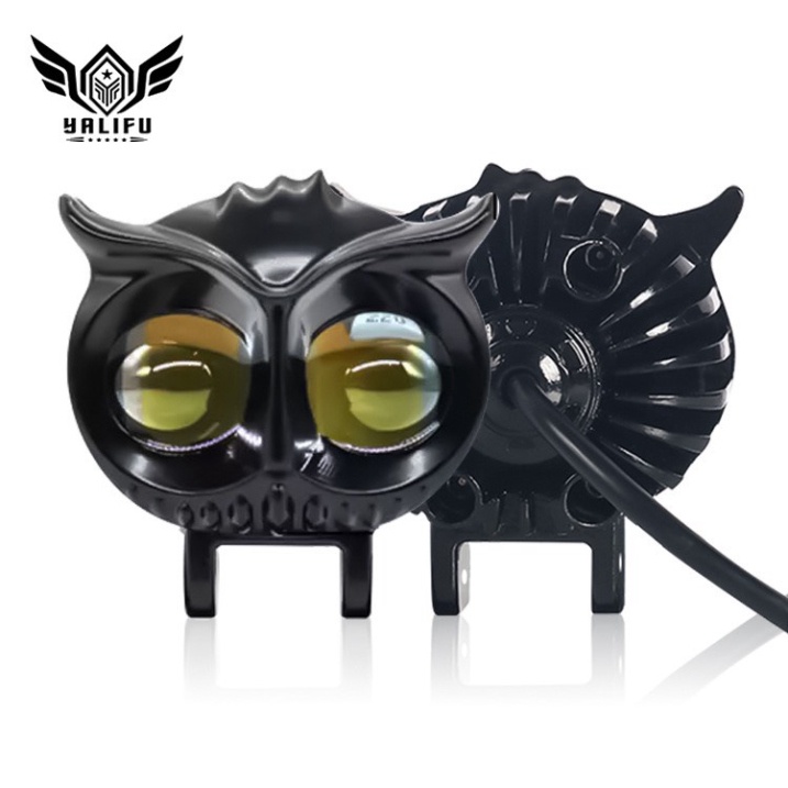 Đèn Trợ Sáng Mắt Cú Công Suất 20W Cos Trắng Pha Vàng Chống Nước