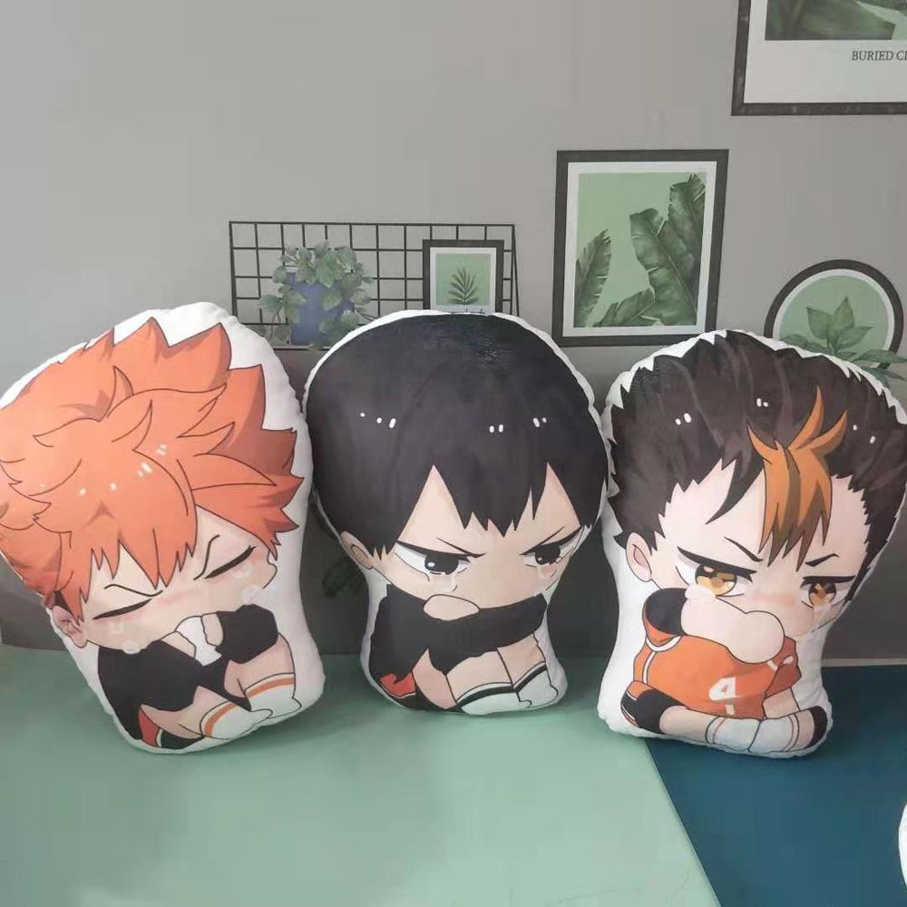 Móc khóa hình thú nhồi bông Haikyuu mini dễ thương