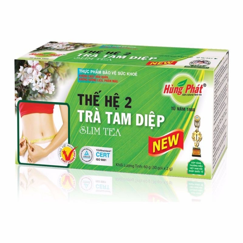 TRÀ GIẢM CÂN TAM DIỆP HÙNG PHÁT - THẾ HỆ 2 [CHÍNH HÃNG]