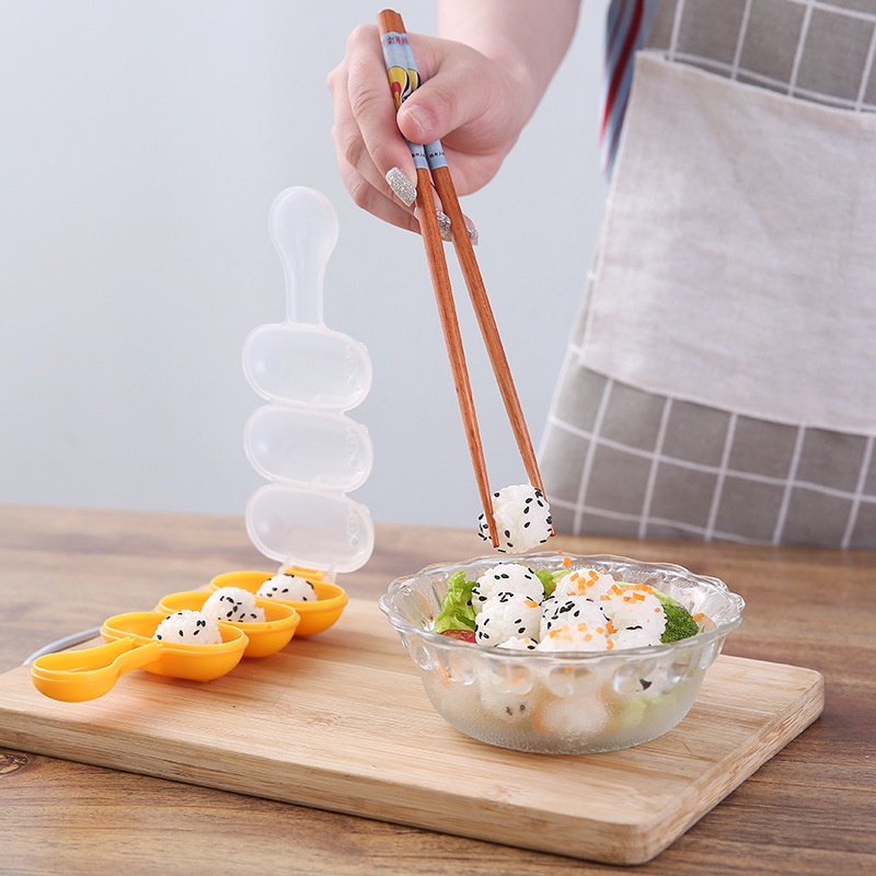 Khuôn Làm Cơm Nắm / Sushi Mini Hình Hoạt Hình Sáng Tạo DIY