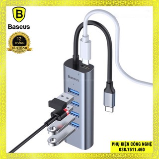 Hub chuyển baseus enjoy series type c to 4 port usb 3.0 + type c pd