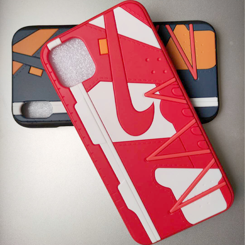 Off-White x Futura x Nike SB Dunk OW iPhone 11 Pro Max X XS XR XS MAX SE2 7 8 Plus Silicone Soft Phone Cover Case