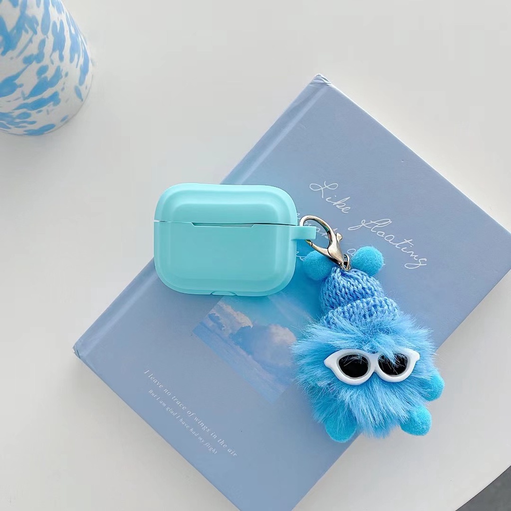 Vỏ bọc hộp đựng tai nghe chất liệu TPU hình quái vật dễ thương cho airpods 1/2 pro