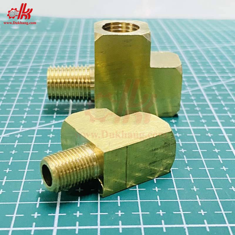 Tê xéo thau - Ngã ba ren trong ren ngoài hong