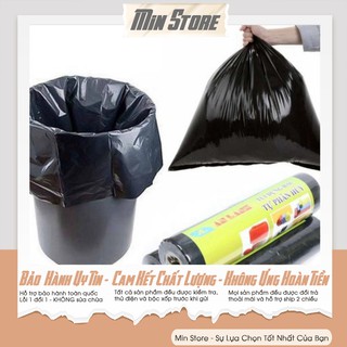 1 Cuộn túi rác tự phân hủy sinh học màu đen [Giá Rẻ Giật Mình]