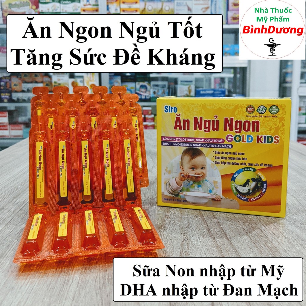 Siro Ăn Ngủ Ngon Gold Kids ❤️CHÍNH HÃNG❤️ Giúp Bé Tăng Cân, Tăng Sức Đề Kháng, Ăn Ngon Ngủ Tốt ❤️ FREE SHIP ❤️