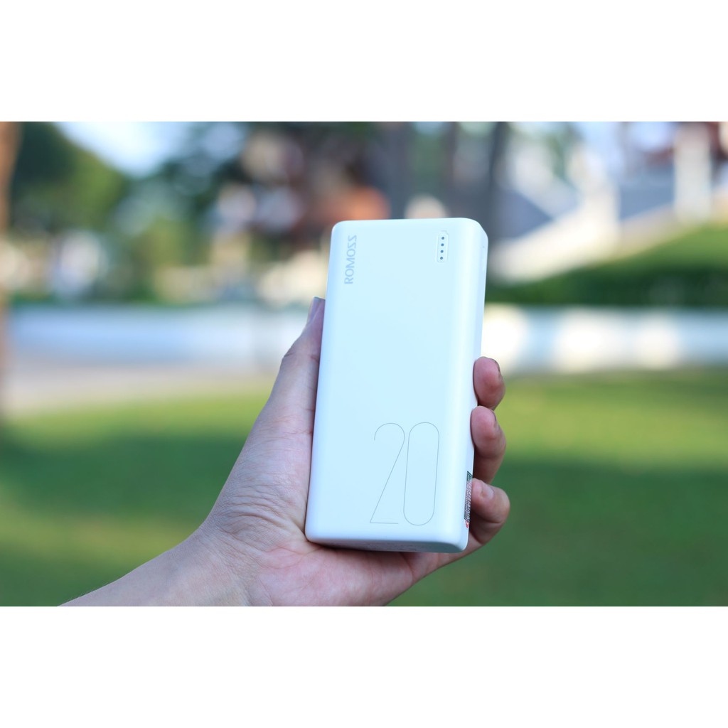 PIN SẠC DỰ PHÒNG ROMOSS SIMPLE 20.000MAH(HÀNG CHÍNH HÃNG BẢO HÀNH 12 THÁNG)