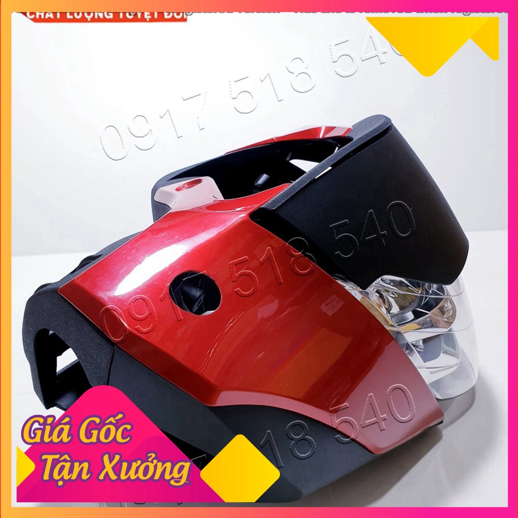 Bộ Đầu Đèn SH Ý 2010 Gắn Cho Sh Việt 2017 - 2019 (Full chóa 2 tầng kèm nhựa đầu) (Ảnh Sp thật)