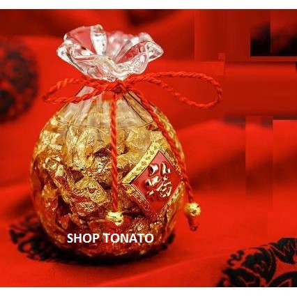 TÚI TIỀN VÀNG PHONG THỦY 01 CAO 10CM