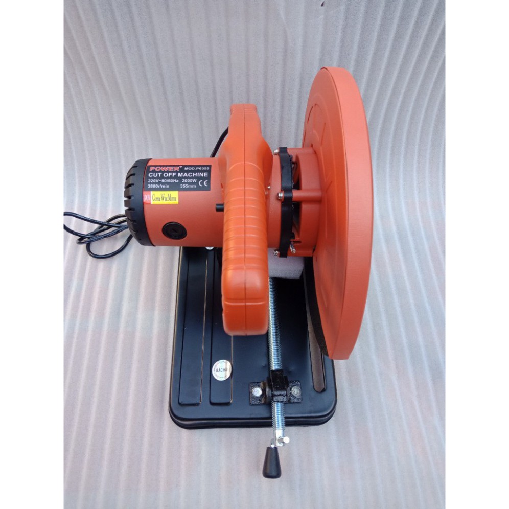 Máy cắt sắt Power 2000w P6355| máy cắt bàn siêu khoe