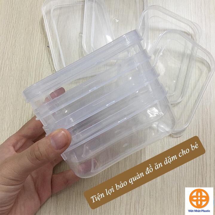 Set 10 Hộp trữ đông 6685 Hộp Đựng chia thức ăn đồ ăn dặm cho bé Việt Nhật Giá rẻ