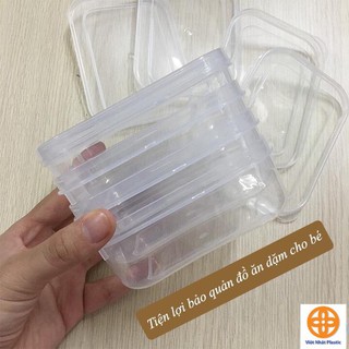 Combo 10 Hộp trữ đông Hộp đựng chia thức ăn đồ ăn dặm cho bé Việt Nhật Hộp lạnh 6685 (2288)