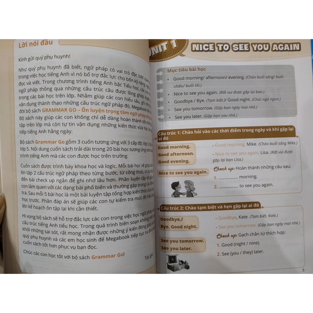 Sách - Grammar Go ÔNluyện trong tâm ngữ pháp tiếng anh lớp 3, 4, 5