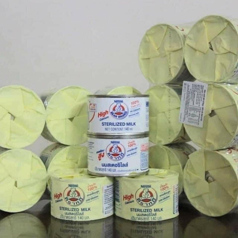 Sữa Tươi Gấu NESTLE #Thái Lan Lốc 24 Lon