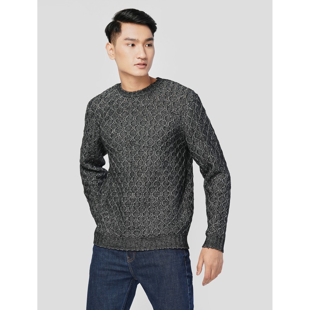 [Mã WABRCNF100 - 10% tối đa 100K - ĐH từ 500K]Áo len nam pha wool 8TE18C022 Canifa