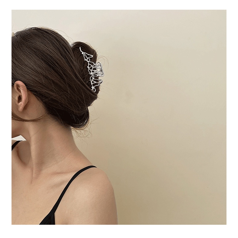 Kẹp Tóc Hình Thoi Bất Đối Xứng Cho Nữ