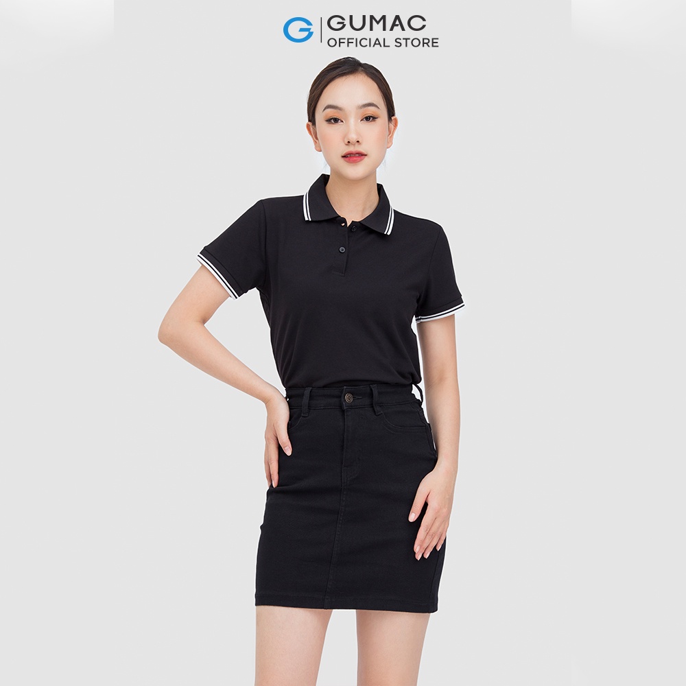Áo polo bo sọc  Thời trang GUMAC ATC05018