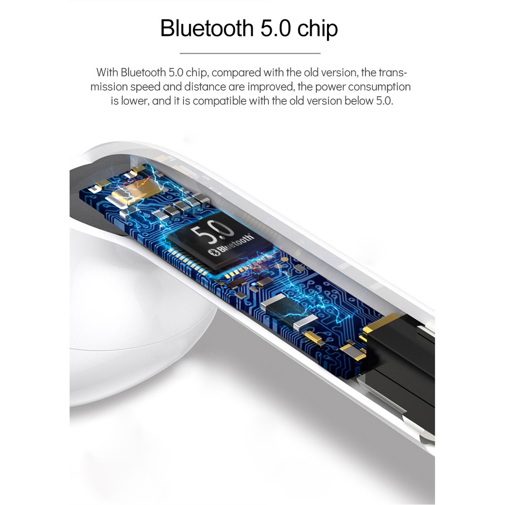 Tai nghe bluetooth không dây I11 TWS 5.0 âm thanh siêu trầm chất lượng cao