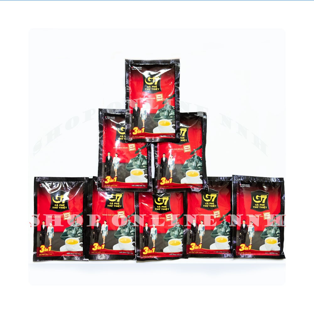 Cà phê hòa tan sữa 3in1 G7 bịch 50 gói x 16g | BigBuy360 - bigbuy360.vn