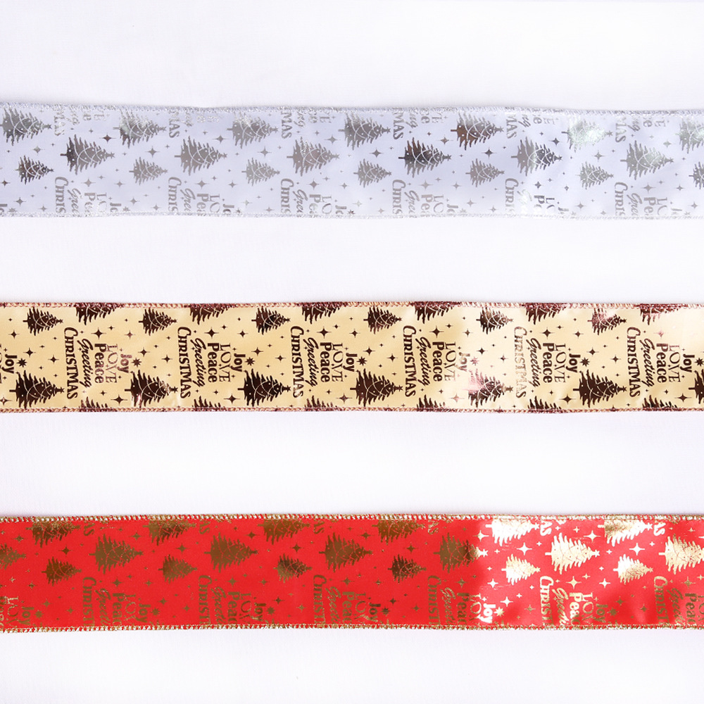 Cuộn dây tay băng 6.3cm X 2m dùng để trang trí giáng sinh xinh xắn