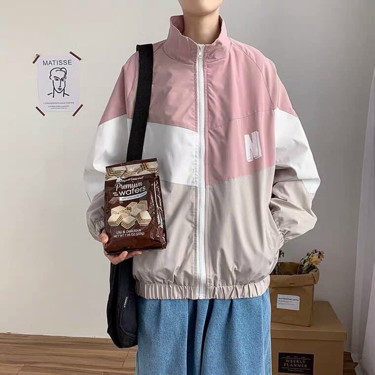 ÁO KHOÁC DÙ UNISEX NAM NỮ PHỐI MÀU PHONG CÁCH HÀN QUỐC  - ĐĂNG QUANG FASHION