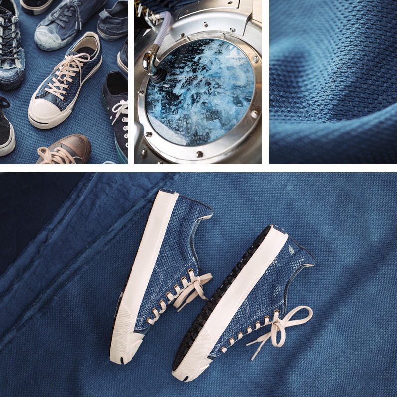 Giày thể thao denim Maden thêu họa tiết cổ điển phiên bản giới hạn thời trang mùa hè 2022 dễ phối đồ cho nam