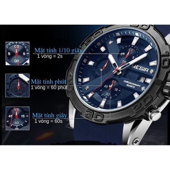 Đồng Hồ Nam Megir KT2055 Chính Hãng 2019 NEW Bảo Hành 12 Tháng Top Brand Luxury Hàng Nhập HongKong - Store Reward I | BigBuy360 - bigbuy360.vn