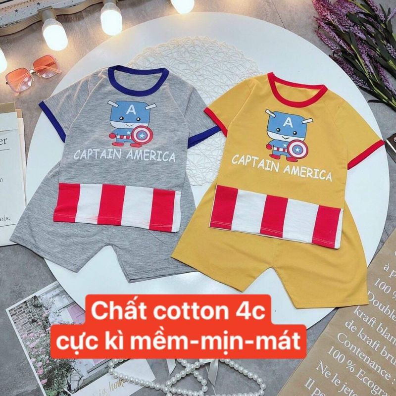 Bộ cộc siêu nhân chất cotton 8-18kg
