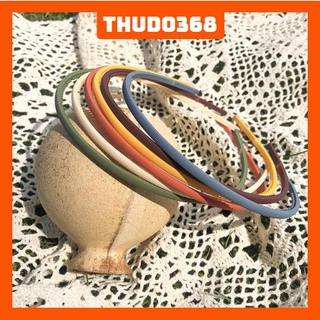 Băng đô - cài tóc bản to trơn nhám 0.5CM