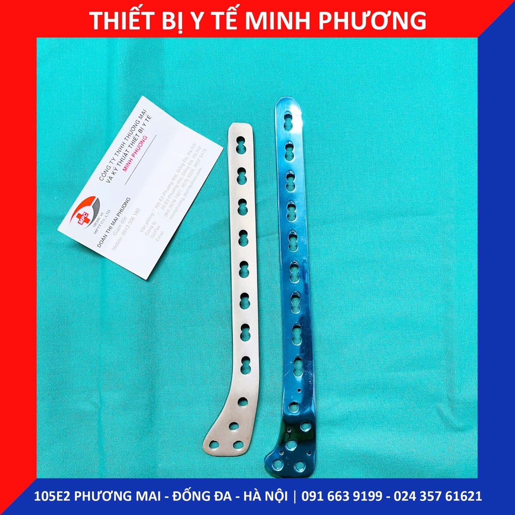 Nẹp khóa đầu trên xương chày các lỗ