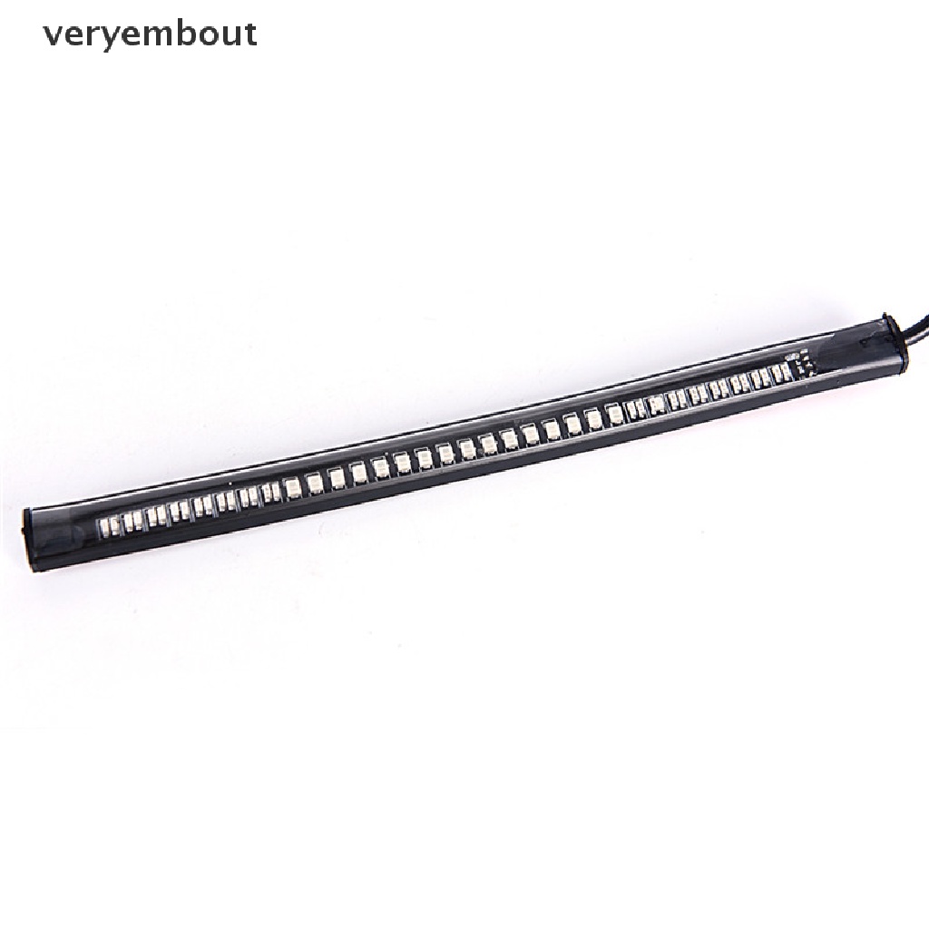 ut 48 SMD LED Motorcycle Motorbike Tail Brake Stop Turn Signal Strip Stop Light n