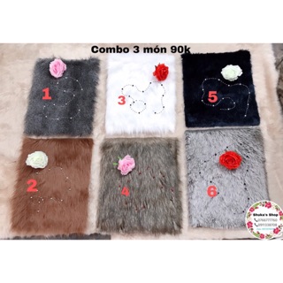 Combo thảm lông chụp ảnh giá rẻ